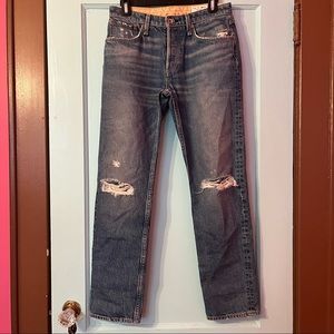 Rag and Bone Rosa Mid Rise Boyfriend Jeans
